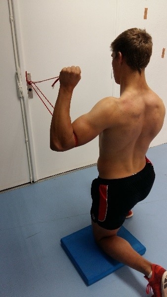 Throwers wind up drill: tube placement requires activation of the retractors and infraspinatus